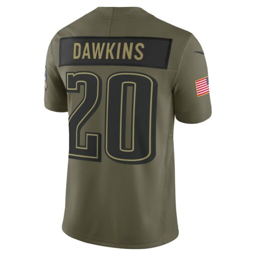 Brian Dawkins Philadelphia Eagles Limited Jersey – Olive, Limited Replica Fan Edition