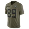 Brock Bowers Las Vegas Raiders Limited Jersey - Olive, Limited Replica Fan Edition