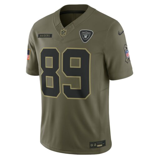 Brock Bowers Las Vegas Raiders Limited Jersey – Olive, Limited Replica Fan Edition