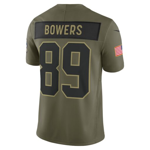 Brock Bowers Las Vegas Raiders Limited Jersey – Olive, Limited Replica Fan Edition