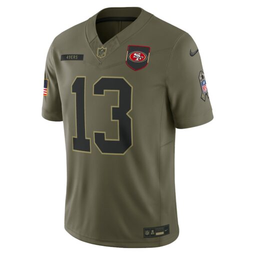 Brock Purdy San Francisco 49ers Limited Jersey – Olive, Limited Replica Fan Edition