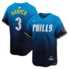 Bryce Harper Philadelphia Phillies City Connect Limited Jersey - Blue, Limited Replica Fan Edition