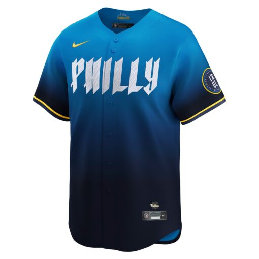 Bryce Harper Philadelphia Phillies City Connect Limited Jersey – Blue, Limited Replica Fan Edition
