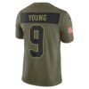 Bryce Young Carolina Panthers Limited Jersey - Olive, Limited Replica Fan Edition