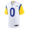 Byron Young Los Angeles Rams Jersey - White, Limited Replica Fan Edition
