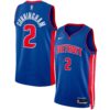 Cade Cunningham Detroit Pistons Unisex Swingman Jersey Icon Edition Blue, Limited Replica Fan Edition