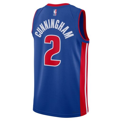 Cade Cunningham Detroit Pistons Unisex Swingman Jersey Icon Edition Blue, Limited Replica Fan Edition