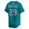 Cal Raleigh Seattle Mariners Alternate Limited Jersey - Teal, Limited Replica Fan Edition