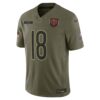 Caleb Williams Chicago Bears Limited Jersey - Olive, Limited Replica Fan Edition