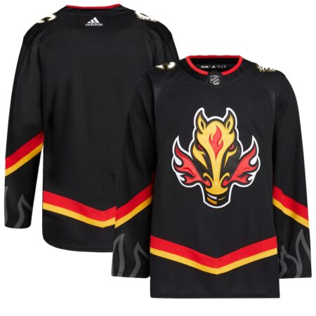 Calgary Flames Alternate Primegreen Jersey – Black, Limited Replica Fan Edition