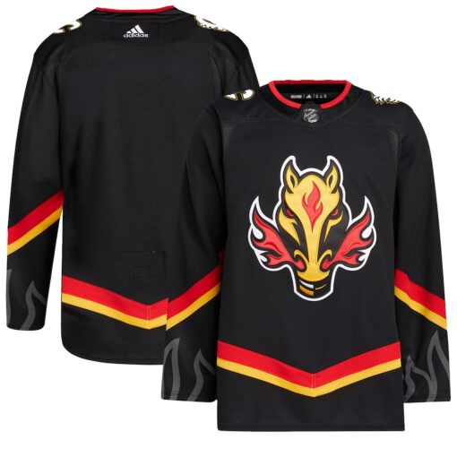 Calgary Flames Alternate Primegreen Jersey – Black, Limited Replica Fan Edition