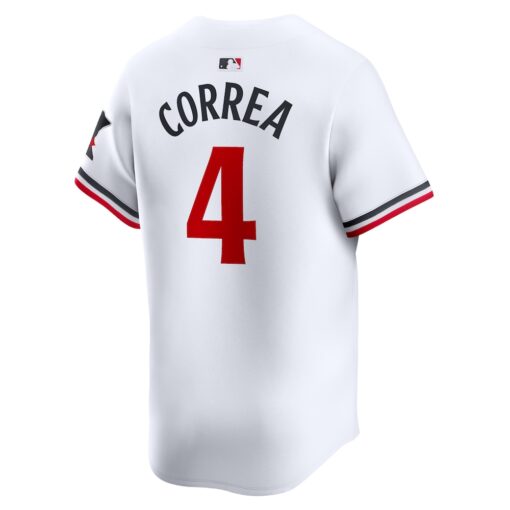 Carlos Correa Minnesota Twins Home Limited Player Jersey – White, Limited Replica Fan Edition