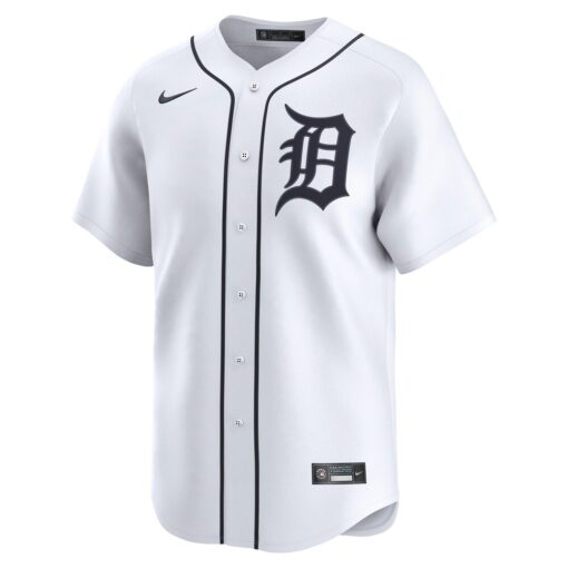 Casey Mize Detroit Tigers Home Limited Player Jersey – White, Limited Replica Fan Edition