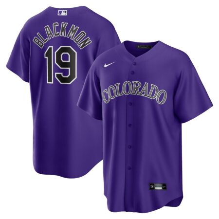 Charlie Blackmon Colorado Rockies Alternate Replica Player Name Jersey – Purple, Limited Replica Fan Edition