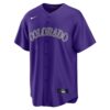 Charlie Blackmon Colorado Rockies Alternate Replica Player Name Jersey - Purple, Limited Replica Fan Edition