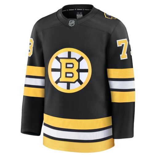 Charlie McAvoy Boston Bruins Home Premium Player Jersey – Black, Limited Replica Fan Edition