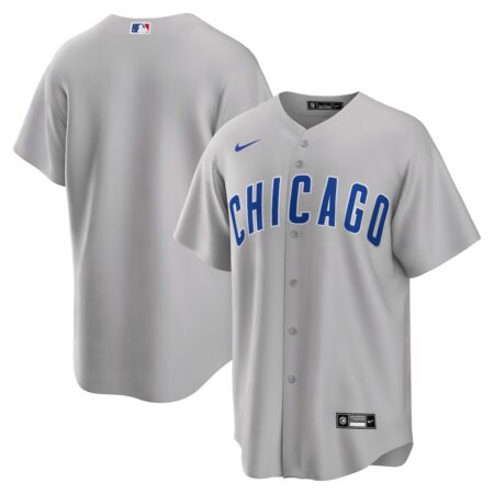 Chicago Cubs Road Replica Team Jersey – Gray, Limited Replica Fan Edition