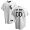 Chicago White Sox Home Replica Custom Jersey - White, Limited Replica Fan Edition