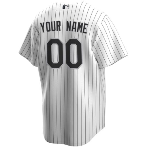 Chicago White Sox Home Replica Custom Jersey – White, Limited Replica Fan Edition