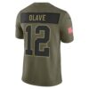 Chris Olave New Orleans Saints Limited Jersey - Olive, Limited Replica Fan Edition