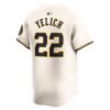 Christian Yelich Milwaukee Brewers Home Limited Player Jersey - Cream, Limited Replica Fan Edition