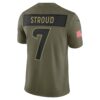 C.J. Stroud Houston Texans Limited Jersey - Olive, Limited Replica Fan Edition