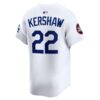 Clayton Kershaw Los Angeles Dodgers 2025 MLB World Tour Tokyo Series Home Limited Player Jersey - White, Limited Replica Fan Edition