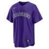 Colorado Rockies Alternate Replica Team Jersey - Purple, Limited Replica Fan Edition