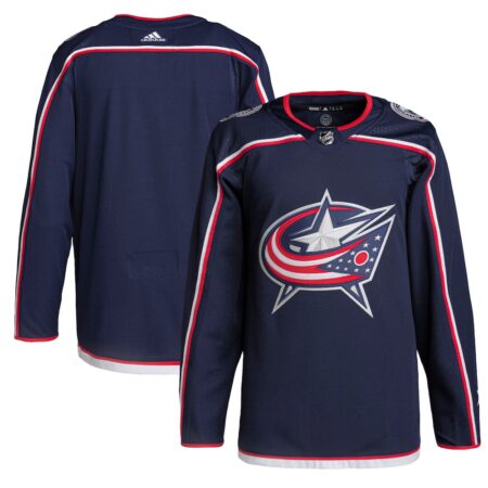 Columbus Blue Jackets Home Primegreen Jersey – Navy, Limited Replica Fan Edition