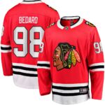 Connor Bedard Chicago Blackhawks Home Breakaway Player Jersey - Red, Limited Replica Fan Edition
