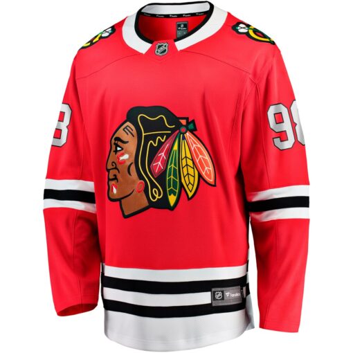 Connor Bedard Chicago Blackhawks Home Breakaway Player Jersey – Red, Limited Replica Fan Edition