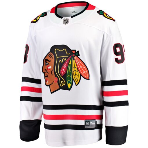 Connor Bedard Chicago Blackhawks Home Breakaway Player Jersey – White, Limited Replica Fan Edition