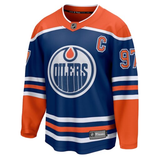 Connor McDavid Edmonton Oilers Home Breakaway Jersey – Royal, Limited Replica Fan Edition