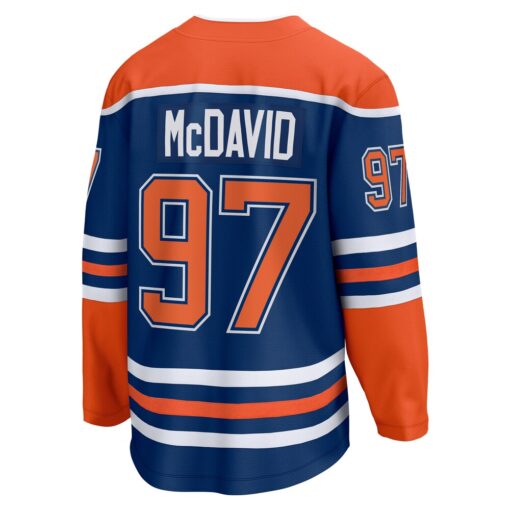 Connor McDavid Edmonton Oilers Home Breakaway Jersey – Royal, Limited Replica Fan Edition