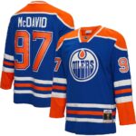 Connor McDavid Edmonton Oilers Mitchell Ness 2015 Blue Line Player Jersey - Blue, Limited Replica Fan Edition