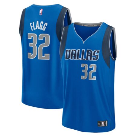 Cooper Flagg Dallas Mavericks 2025 NBA Draft First Round Pick Fast Break Jersey Icon Edition Blue, Limited Replica Fan Edition