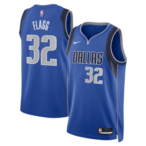 Cooper Flagg Dallas Mavericks Unisex 2025 NBA Draft First Round Pick Swingman Jersey Icon Edition Blue, Limited Replica Fan Edition