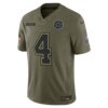 Dak Prescott Dallas Cowboys Limited Jersey - Olive, Limited Replica Fan Edition