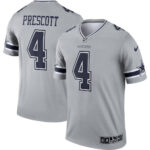 Dak Prescott Dallas Cowboys Top - Gray, Limited Replica Fan Edition