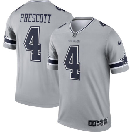 Dak Prescott Dallas Cowboys Top – Gray, Limited Replica Fan Edition