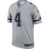 Dak Prescott Dallas Cowboys Top - Gray, Limited Replica Fan Edition
