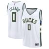 Damian Lillard Milwaukee Bucks Player Jersey - Association Edition - White, Limited Replica Fan Edition