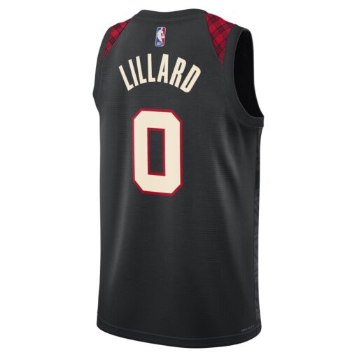 Damian Lillard Portland Trail Blazers Unisex 2023/24 Swingman Jersey – Black – City Edition, Limited Replica Fan Edition