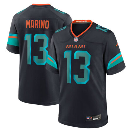 Dan Marino Miami Dolphins Jersey – Pitch Blue, Limited Replica Fan Edition