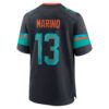Dan Marino Miami Dolphins Jersey - Pitch Blue, Limited Replica Fan Edition