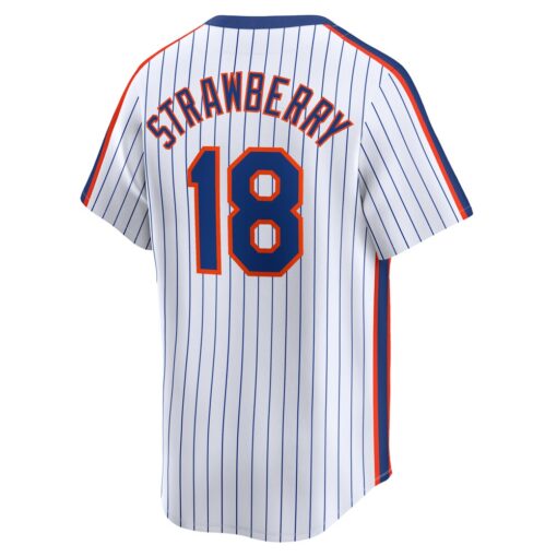 Darryl Strawberry New York Mets Throwback Cooperstown Limited Jersey – Navy, Limited Replica Fan Edition