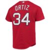 David Ortiz Boston Red Sox Mitchell & Ness Cooperstown Collection Mesh Batting Practice Button-Up Jersey - Red, Limited Replica Fan Edition