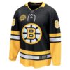 David Pastrnak Boston Bruins Fanatics 100th Anniversary Breakaway Jersey - Black, Limited Replica Fan Edition