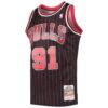 Dennis Rodman Chicago Bulls Mitchell Ness Hardwood Classics Swingman Jersey - Black, Limited Replica Fan Edition