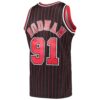 Dennis Rodman Chicago Bulls Mitchell Ness Hardwood Classics Swingman Jersey - Black, Limited Replica Fan Edition